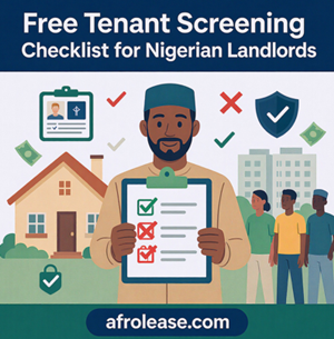 Free Tenant Screening Checklist for Nigerian Landlords